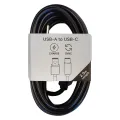MTG laadk.USB-A->USB-C 2m zw