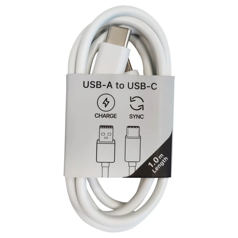 MUSTHAVZ USB-kabel USB-A naar USB-C Wit 1m - 1 stuk
