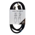 MUSTHAVZ USB-C naar USB-C laadkabel zwart 0,5m - 1 stuk
