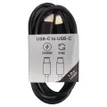 MUSTHAVZ Oplaadkabel USB-C naar USB-C Zwart 1m
