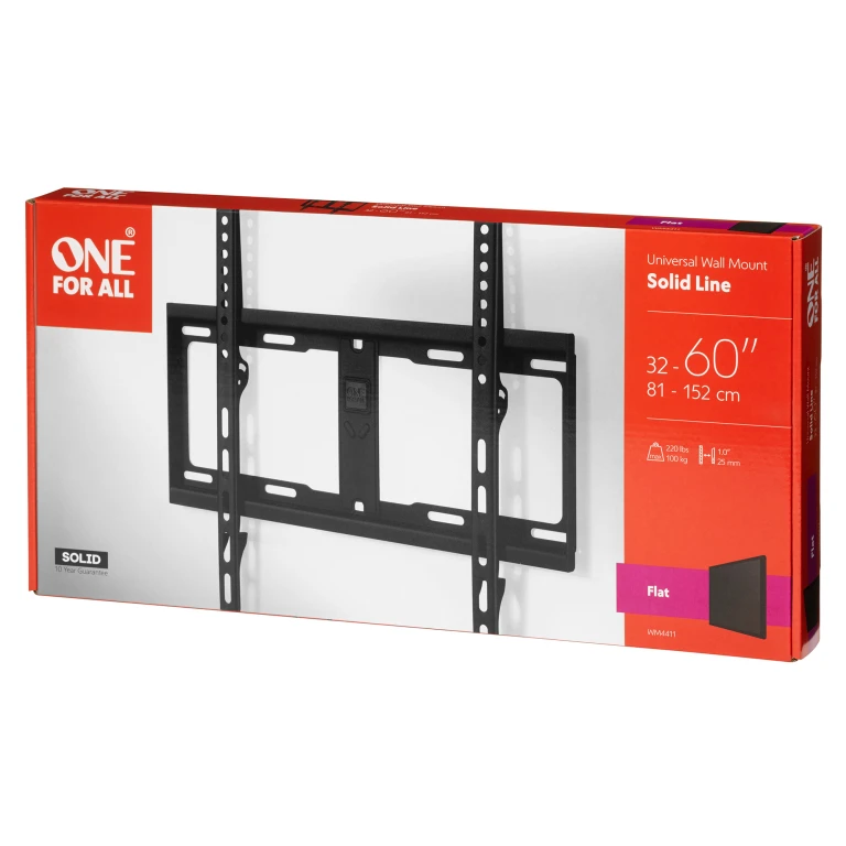 ONE FOR ALL Muurbeugel Flat 32-60 inch 1 stuk