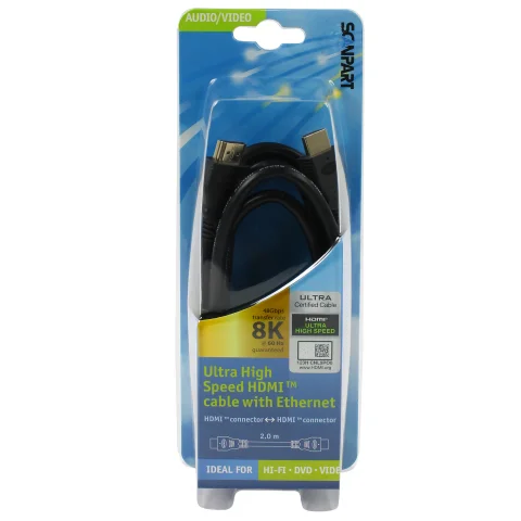kabel Ultra HDMI High Speed ethernet 2.1 2,0m
