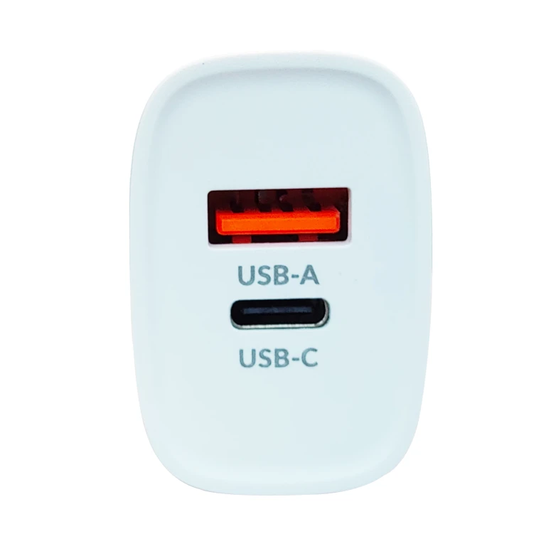 Scanpart Telefoonoplader USB-A+C 25W Wit - 1 stuk