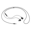 hoofdtelefoon in-ear + microfoon zwart