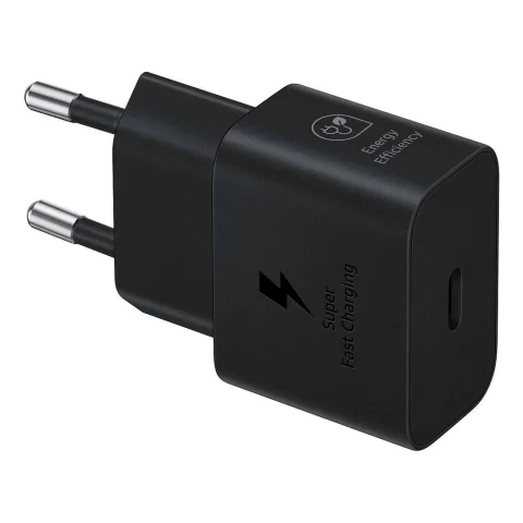 Samsung 25W snellader USB-C adapter zwart