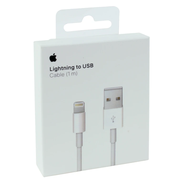 Apple Telefonie Oplaadkabel Wit 1,0m
