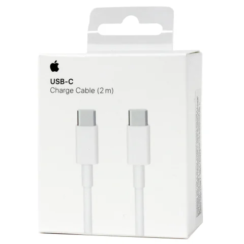 laad+datakabel USB-C(M)-USB-C(M) 2,0m wit