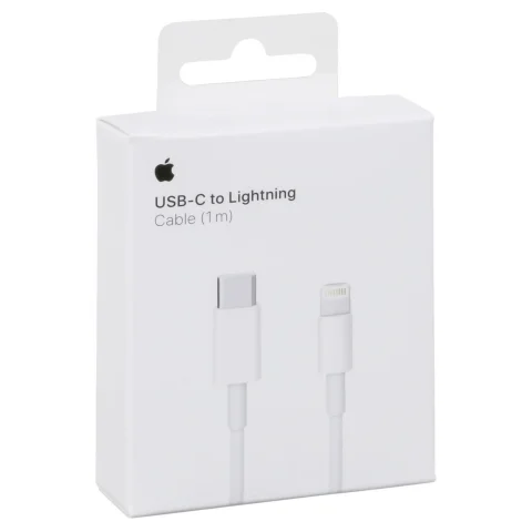 adapterkabel USB-C(M)-lightning(M) 1,0m wit