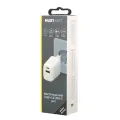 USB netvoeding adapter 1xUSB-A, 1xUSB-C 20W-3A wit