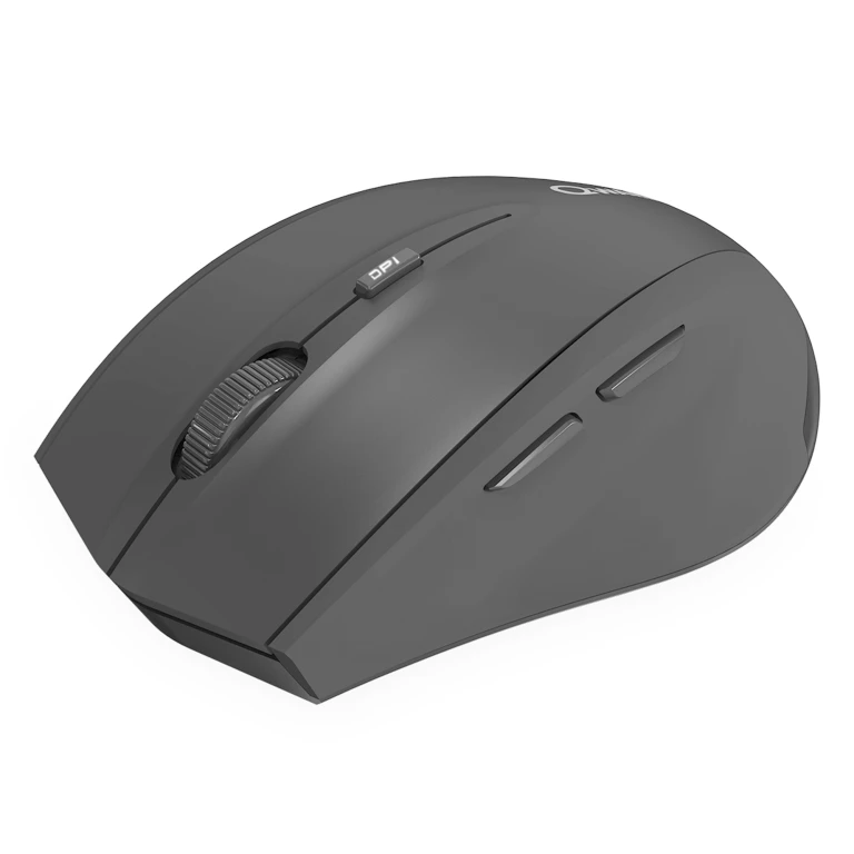 QWARE Muis Zwart Draadloos 7-knops