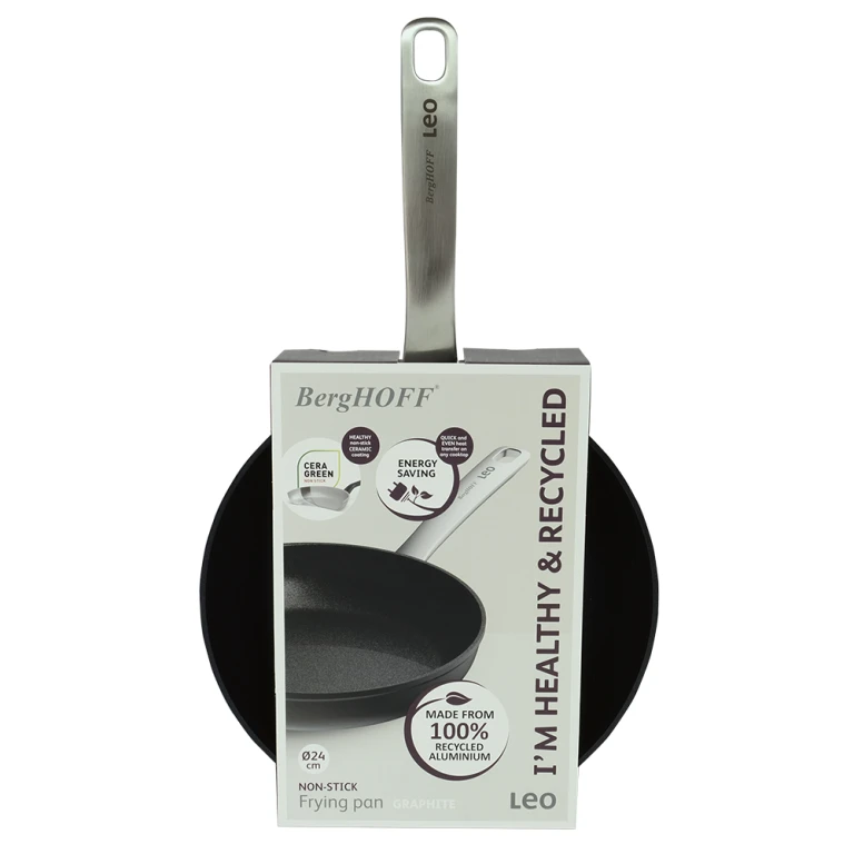 BERGHOFF Braadpan 24cm Zwart - 1 stuk