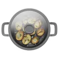 sauteerpan met deksel en 2 grepen 28cm