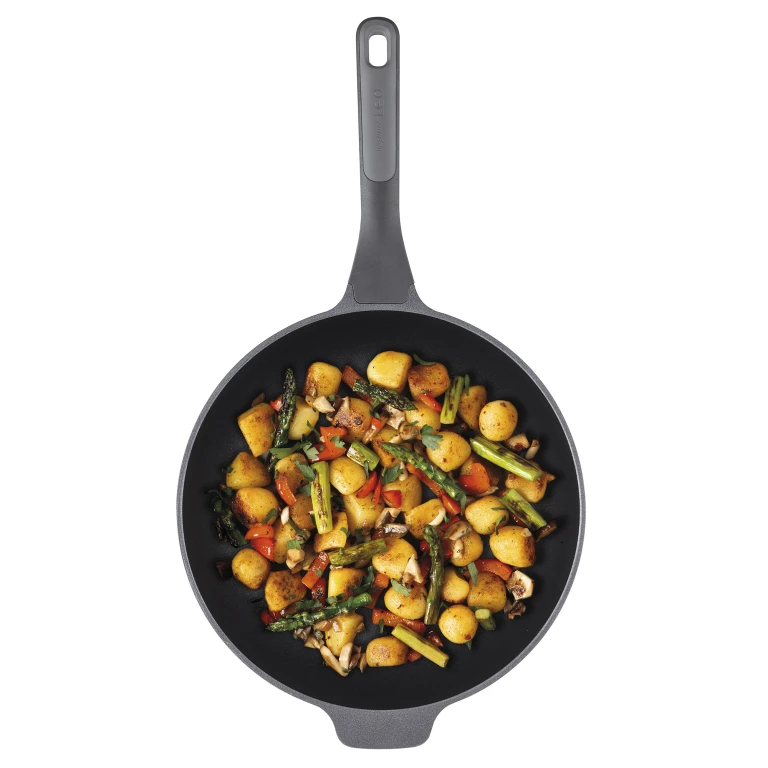 BERGHOFF Stone+ Wok 30 cm Zwart - 1 stuk