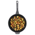 wok 30cm met lang steel