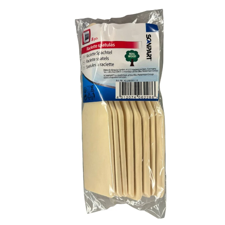 SCANPART Raclette spatels - set van 8 stuk