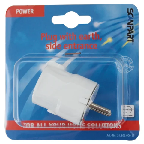 Scanpart stekker met randaarde zij-ingang - 2480500012