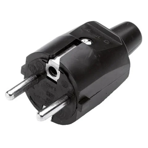 Scanpart stekker met randaarde 10/16A rubber - 2480500014
