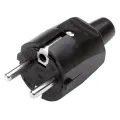 Scanpart stekker met randaarde 10/16A rubber - 2480500014