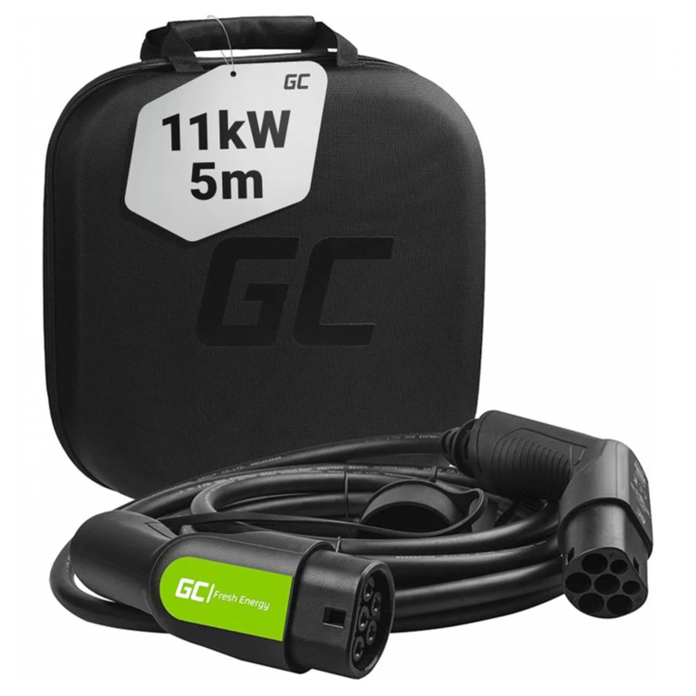 Green Cell Auto Laadkabel EV Type 2 11kW - 5 meter - 1 stuk