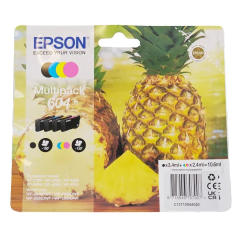 cartridge multipack zwart + kleur (4 stuks)