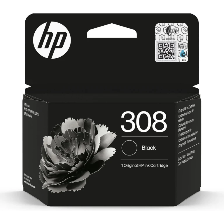 HP Inktcartridge Zwart 308 1 stuk
