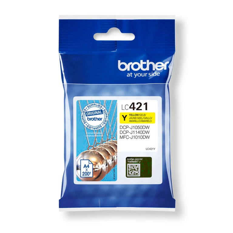 Brother Inktcartridge Geel 1 stuk