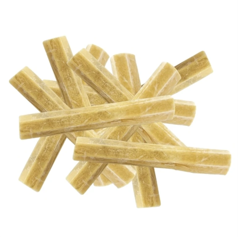 Hondensnacks Geperste Staaf Buffelhuid 25,5 x 2,5 cm - set van 10 stuk