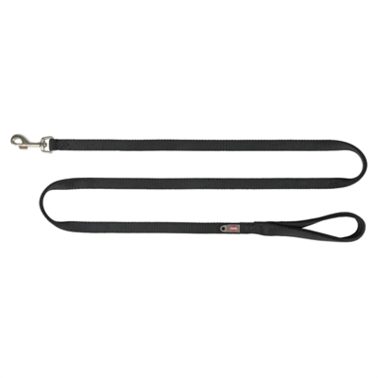 TRIXIE Premium Hondenriem Zwart - 1 stuk