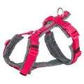TRIXIE HONDENTUIG PREMIUM TREKKING FUCHSIA / GRIJS