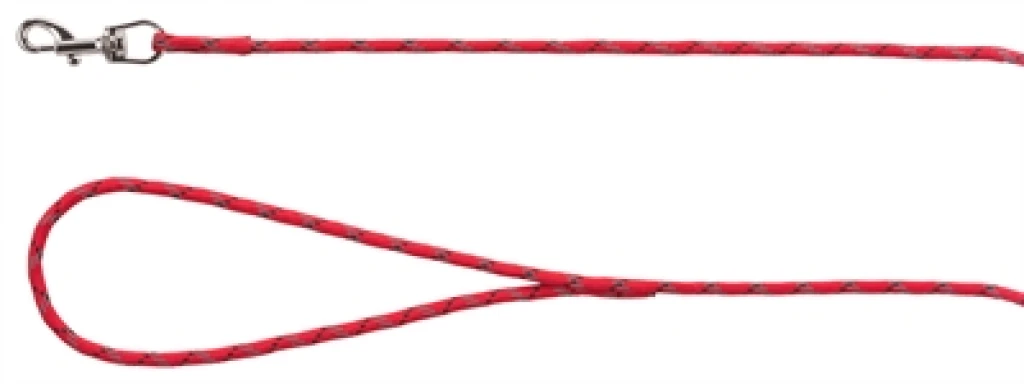 TRIXIE Junior hondenriem sleeplijn lang rood - 4 meter - 1 stuk