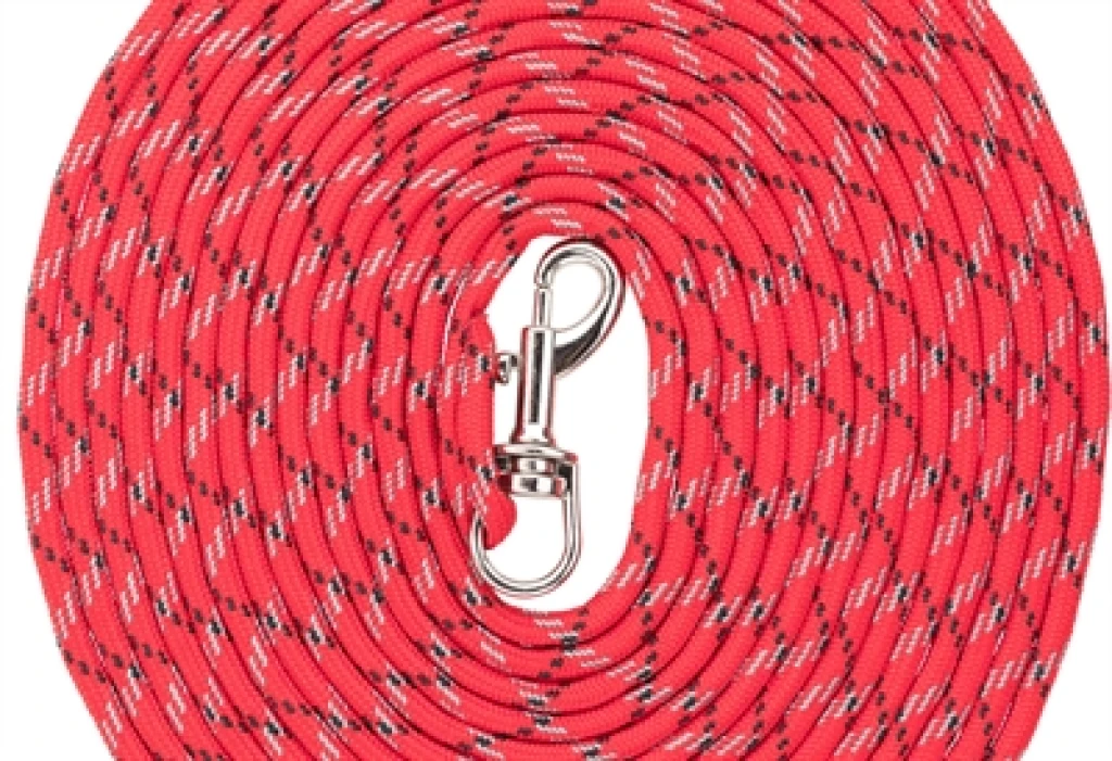 TRIXIE Junior hondenriem sleeplijn lang rood - 4 meter - 1 stuk