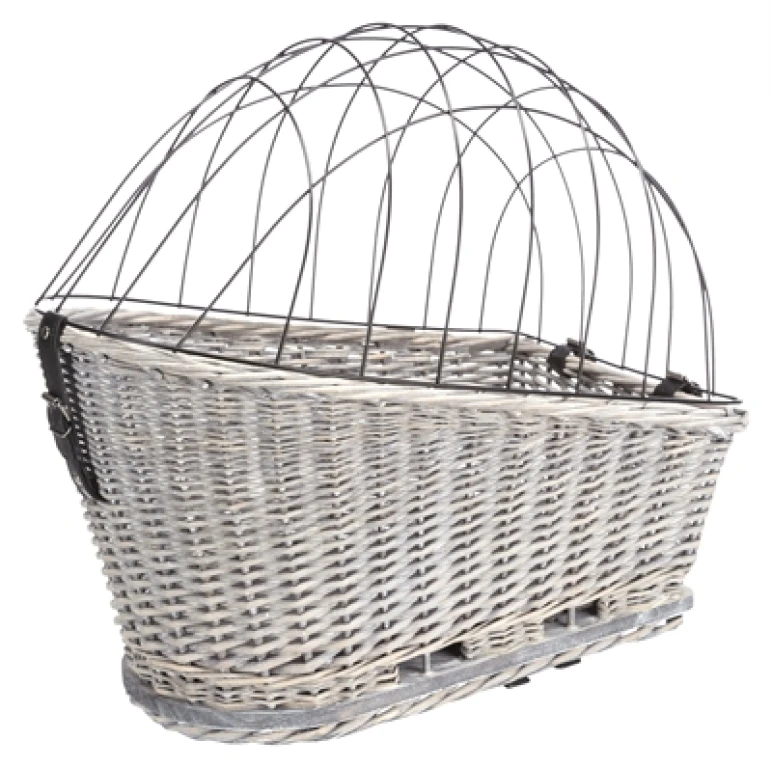 Trixie Fietsmand Bagagedrager met Rooster Grijs 55x35x49 cm 1 stuk