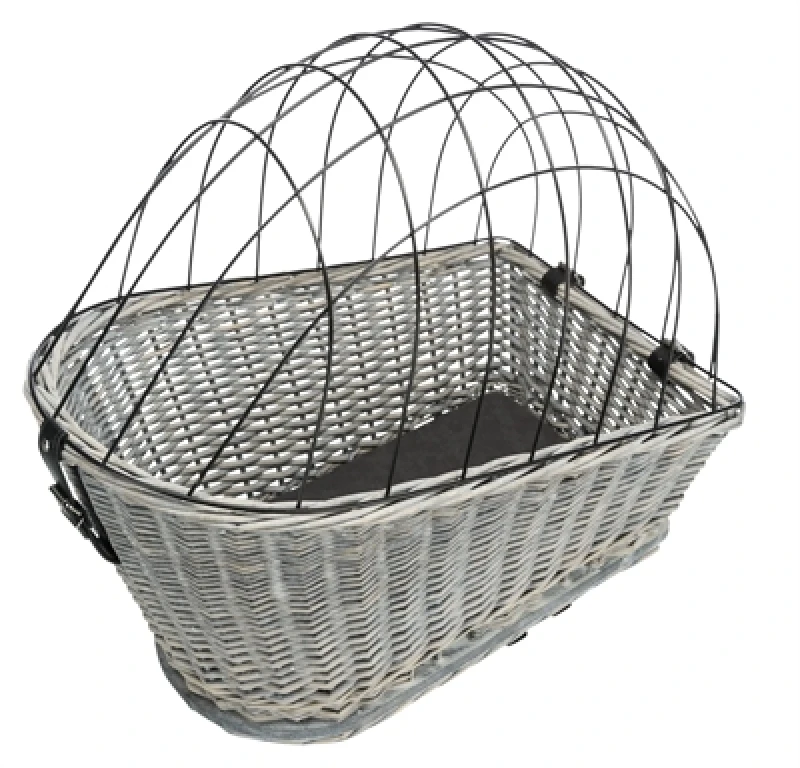 Trixie Fietsmand Bagagedrager met Rooster Grijs 55x35x49 cm 1 stuk