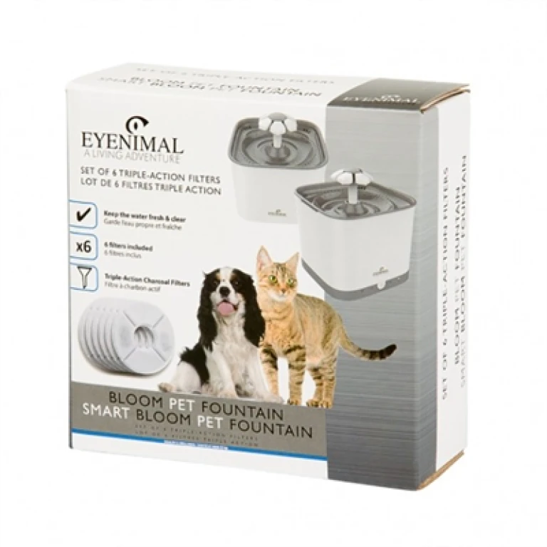 EYENIMAL vervangingsfilters voor Bloom en Smart Bloom drinkfontein, set van 6