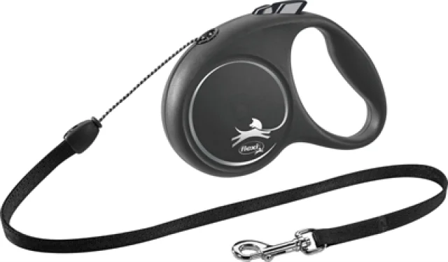 FLEXI ROLLIJN BLACK DESIGN CORD ZWART