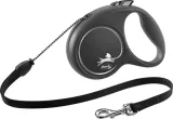 Flexi Rollijn Black Design Cord Zwart - 5 meter - voor honden tot 20 kg