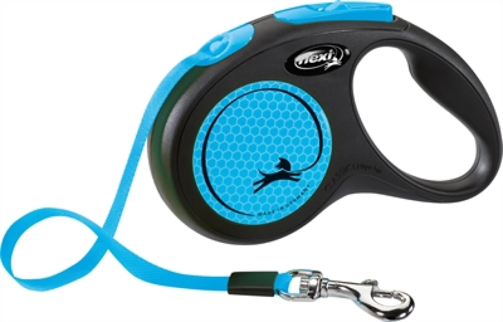 FLEXI New Classic Neon Tape Rollijn Zwart/Blauw - 5 meter - 1 stuk