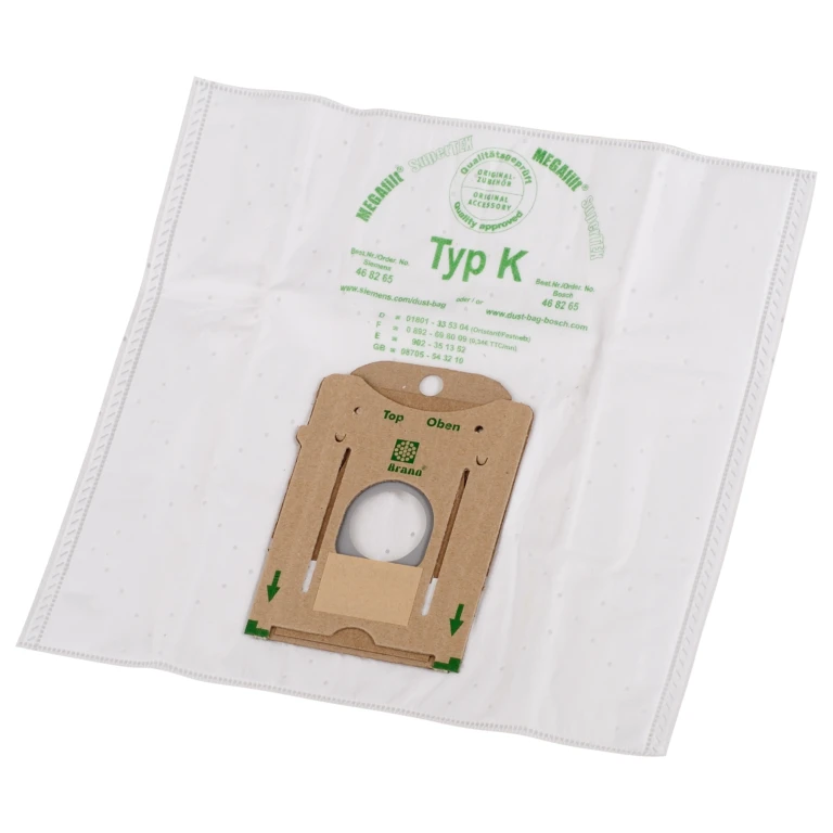 Bosch Siemens Stofzuigerzakken Fleece Type K BBZ41FK 4 stuks