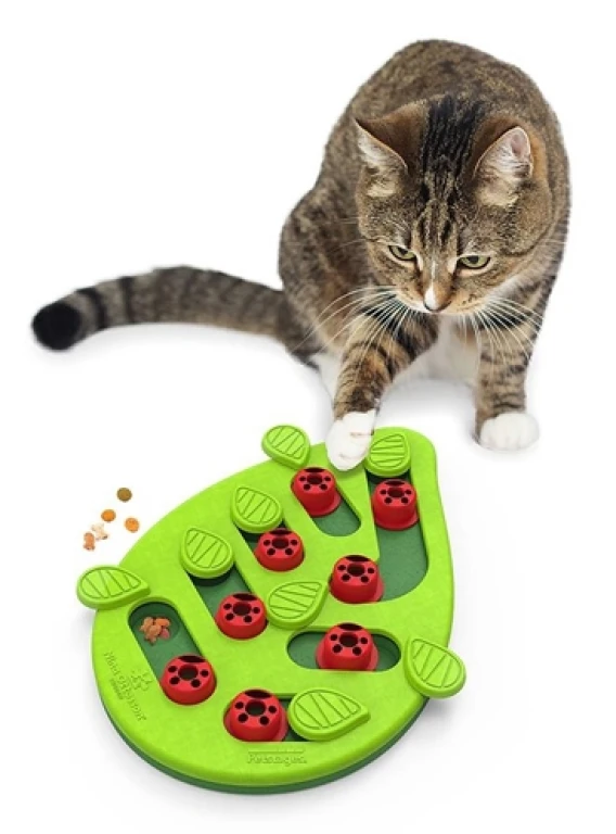 Nina Ottoson Puzzle & Play Buggin Out intelligentiespel voor katten - Groen