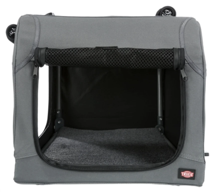 TRIXIE Huisdier Reisbench Soft Kennel Easy Grafiet 1 stuk