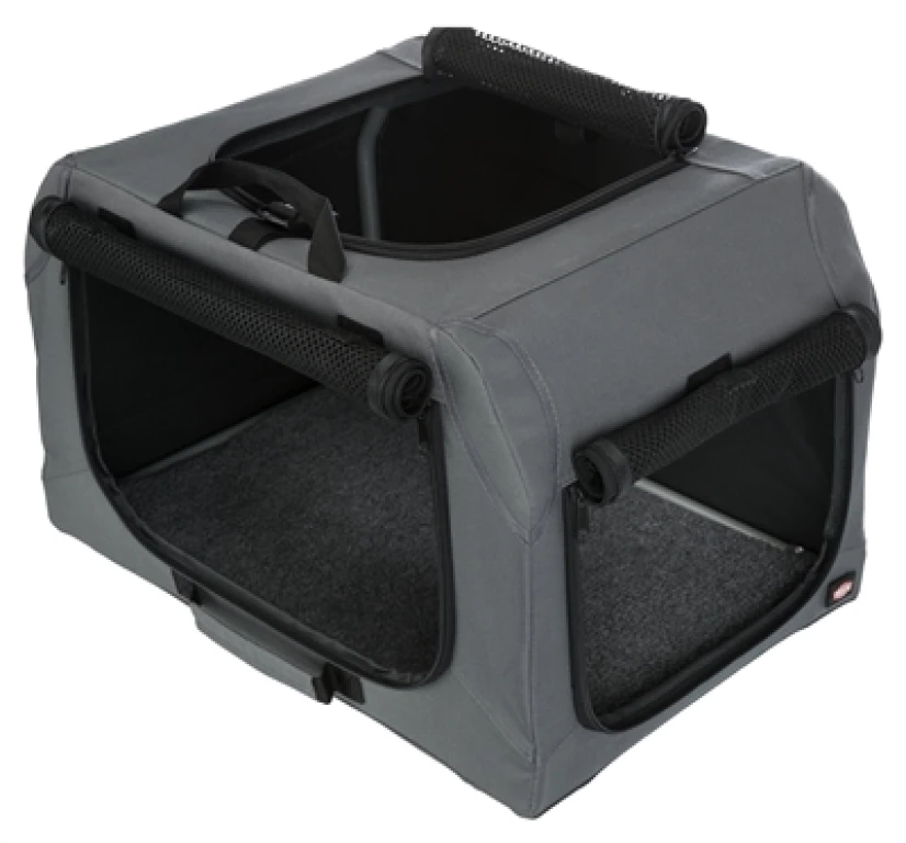 TRIXIE Huisdier Reisbench Soft Kennel Easy Grafiet 1 stuk