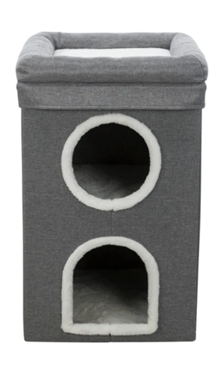 Trixie Kat Krabpaal Cat Tower Saul Grijs - 1 stuk