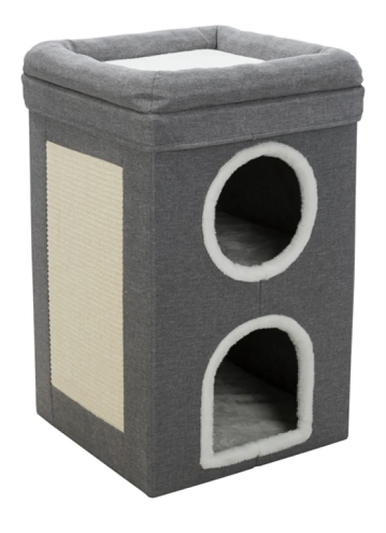 Trixie Kat Krabpaal Cat Tower Saul Grijs - 1 stuk