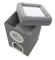 TRIXIE KRABPAAL CAT TOWER SAUL GRIJS