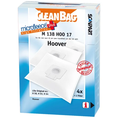 Stofzuigerzak fleece (doos) H58,H63,H64 - 2682224138