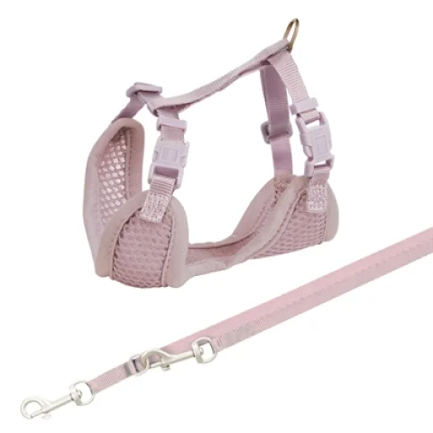 TRIXIE JUNIOR PUPPYTUIG SOFT MET RIEM LILA