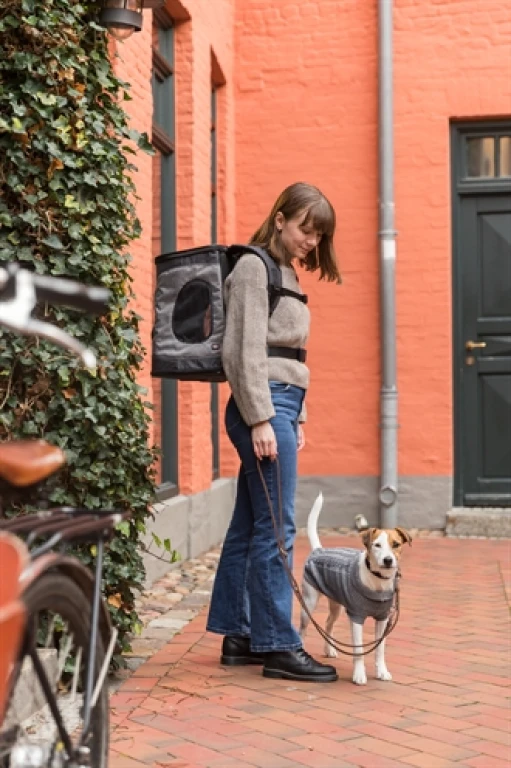 Trixie Rustic Hondenriem Verstelbaar Vetleer Donkerbruin - 1 stuk