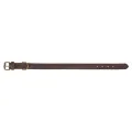 TRIXIE HALSBAND HOND RUSTIC VETLEER DONKERBRUIN