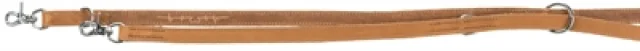 TRIXIE HONDENRIEM RUSTIC HEARTBEAT VERSTELBAAR VETLEER BRUIN