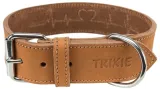TRIXIE Hondenhalsband Rustic Vetleer Heartbeat Bruin - 38-47 x 4 cm